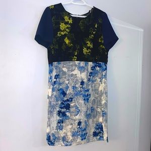 Ivanka Trump Blue Shortsleeved Dress